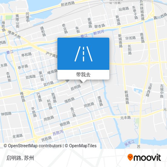 启明路地图