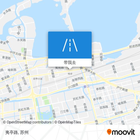 夷亭路地图