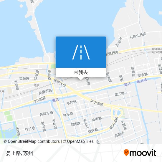 娄上路地图