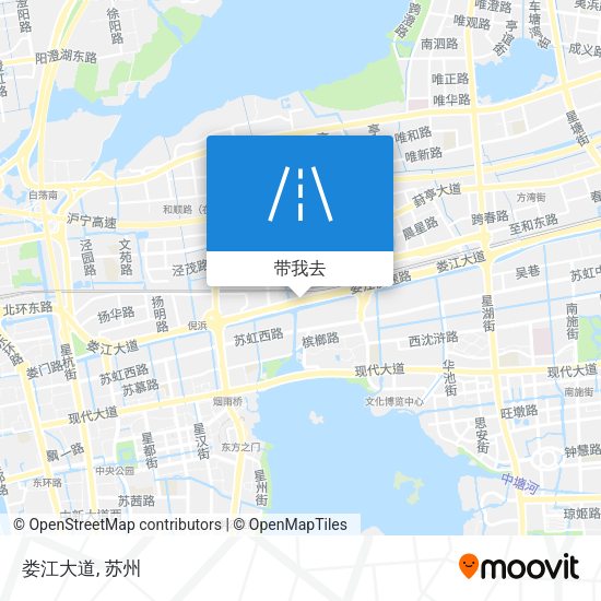 娄江大道地图