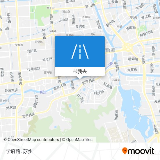 学府路地图