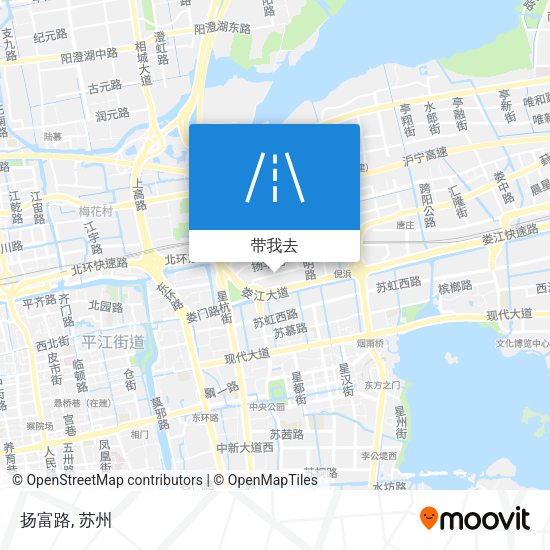 扬富路地图