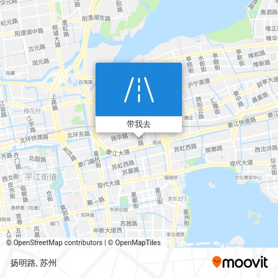 扬明路地图