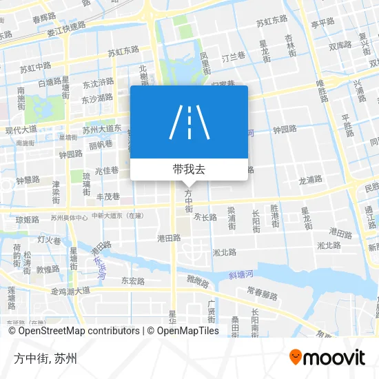 方中街地图