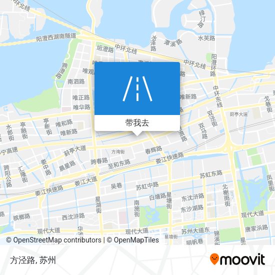 方泾路地图