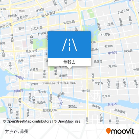方洲路地图