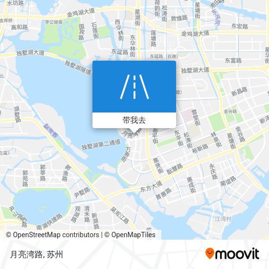 月亮湾路地图