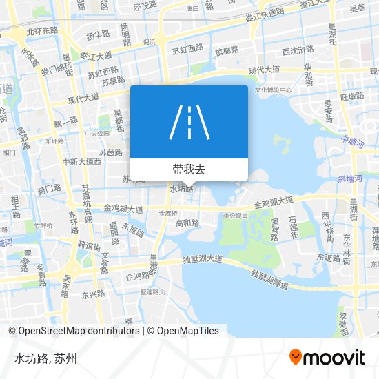 水坊路地图