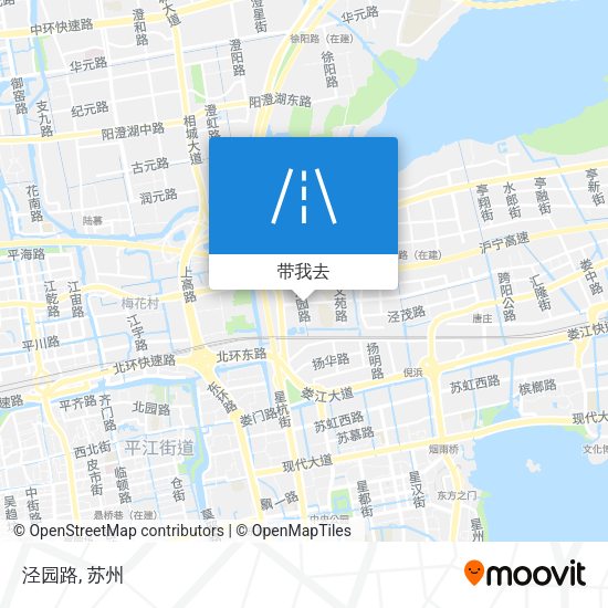 泾园路地图