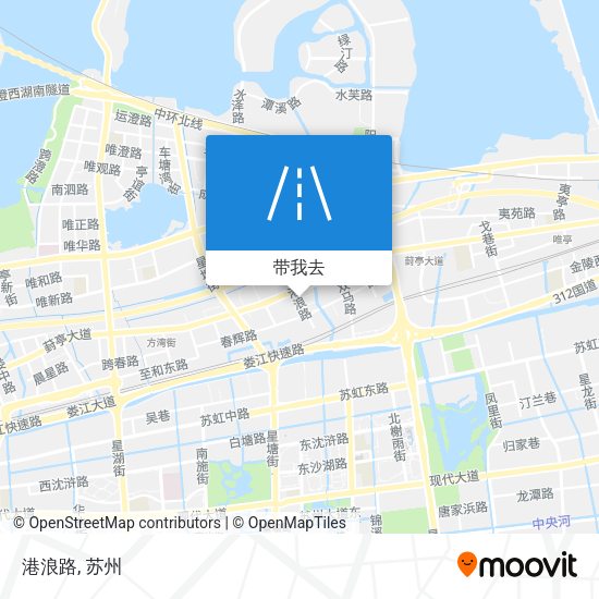 港浪路地图