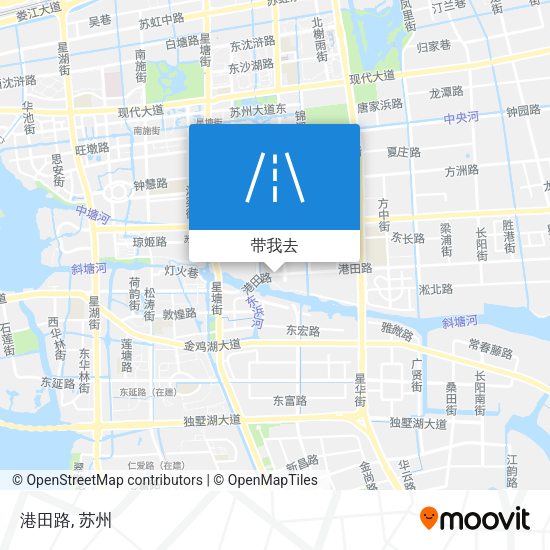 港田路地图