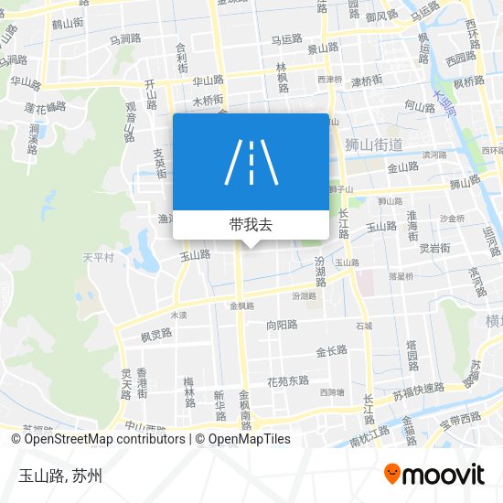 玉山路地图