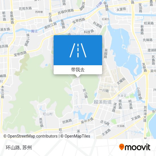 环山路地图