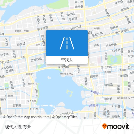 现代大道地图