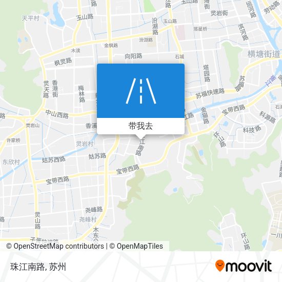 珠江南路地图