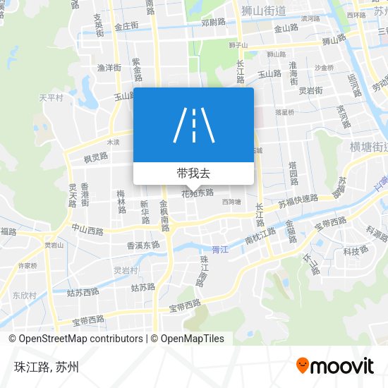 珠江路地图