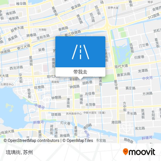 琉璃街地图