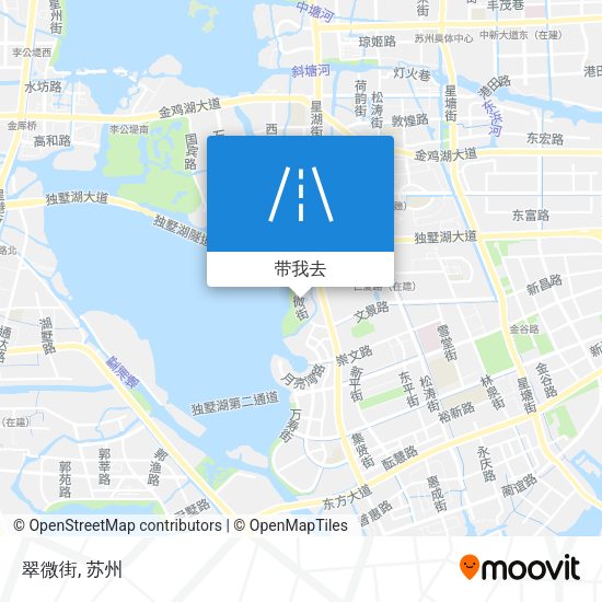 翠微街地图