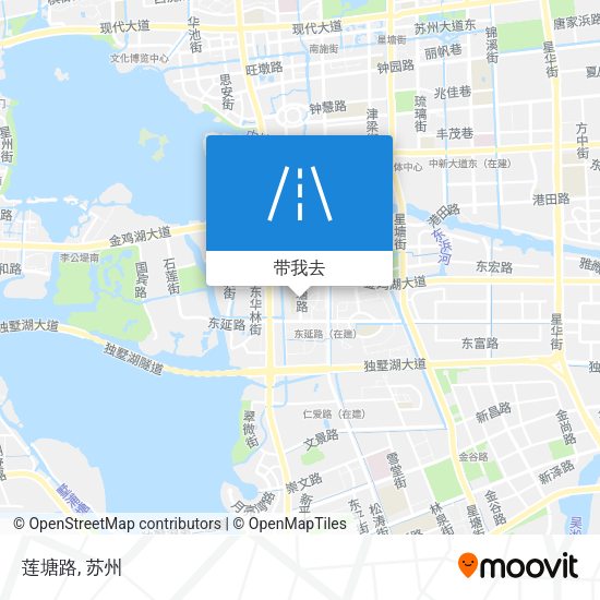 莲塘路地图