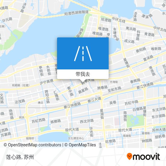 莲心路地图