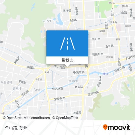 金山路地图