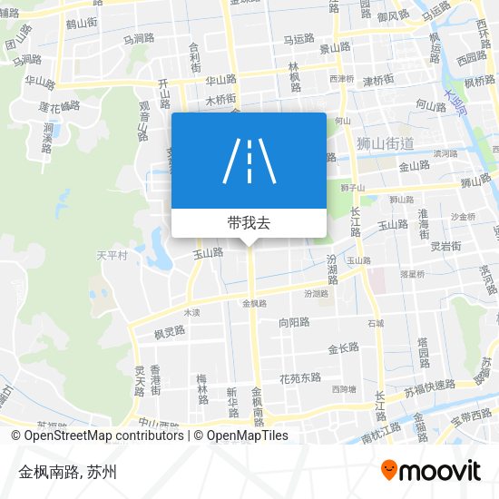 金枫南路地图