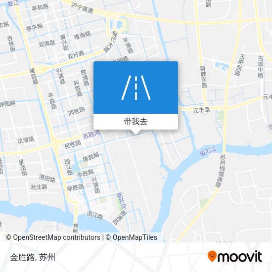 金胜路地图