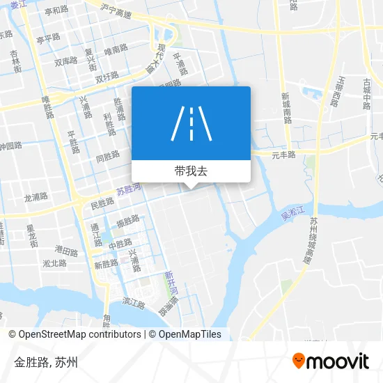 金胜路地图