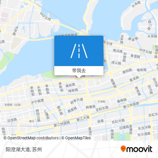 阳澄湖大道地图