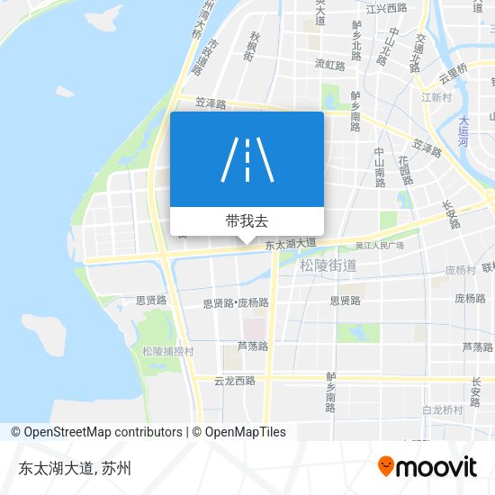 东太湖大道地图