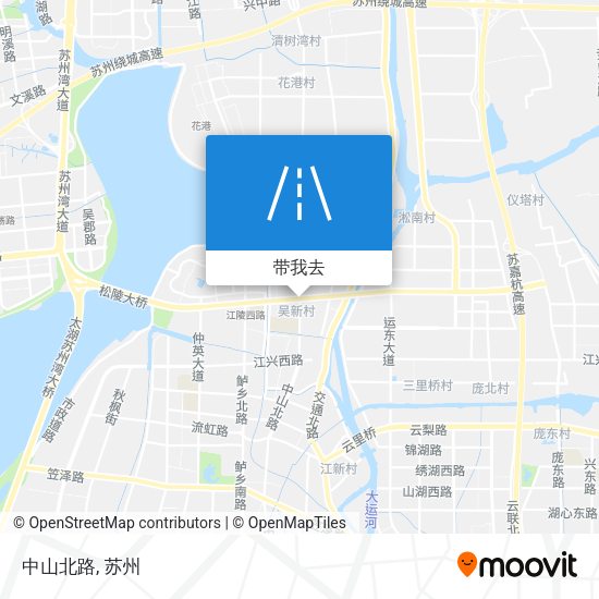 中山北路地图