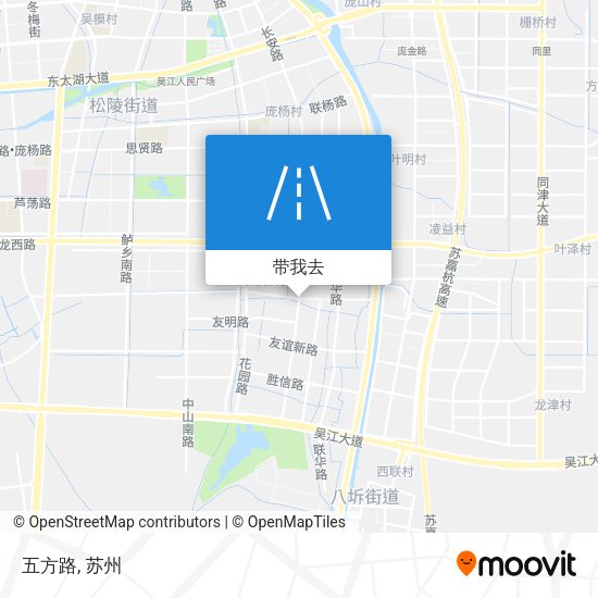 五方路地图