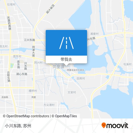 小川东路地图