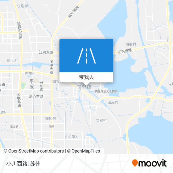 小川西路地图