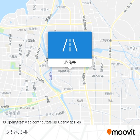 庞南路地图