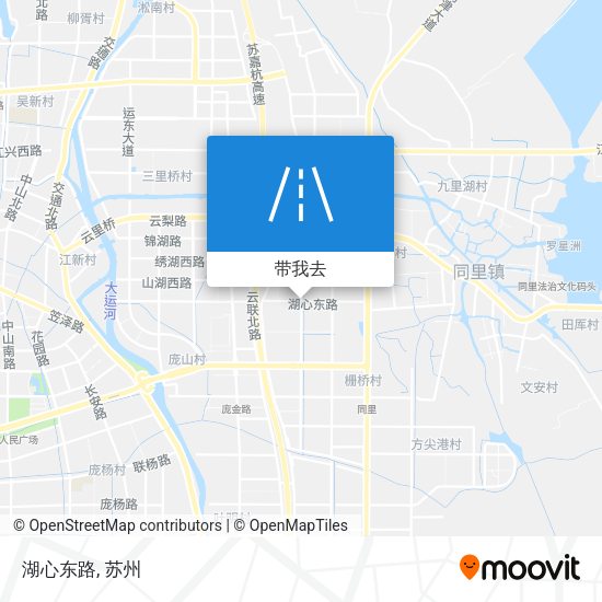 湖心东路地图