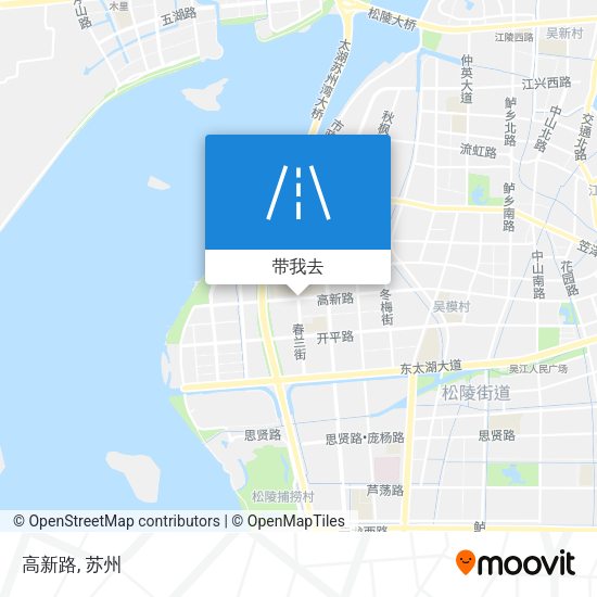 高新路地图