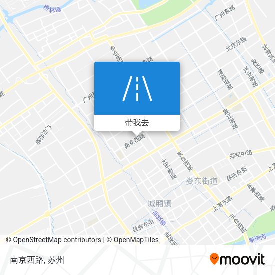 南京西路地图