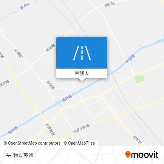 岳鹿线地图