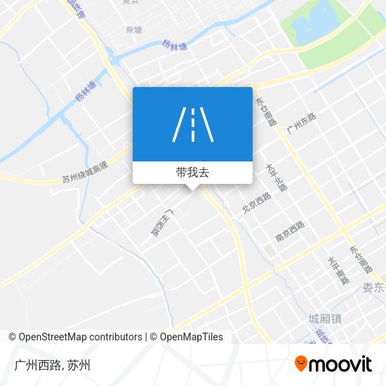 广州西路地图