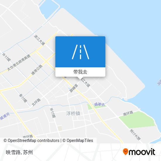 映雪路地图