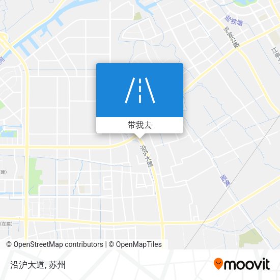 沿沪大道地图