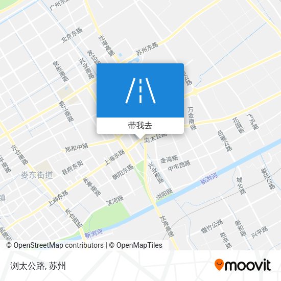浏太公路地图