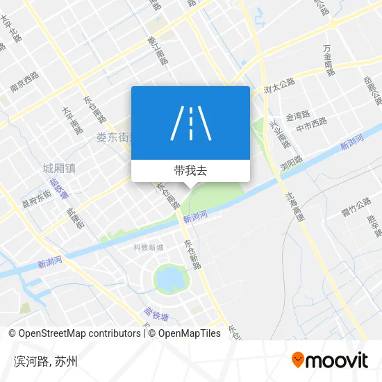 滨河路地图
