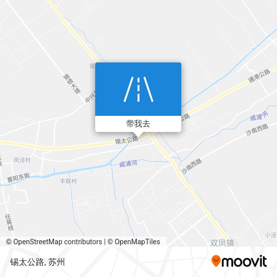 锡太公路地图
