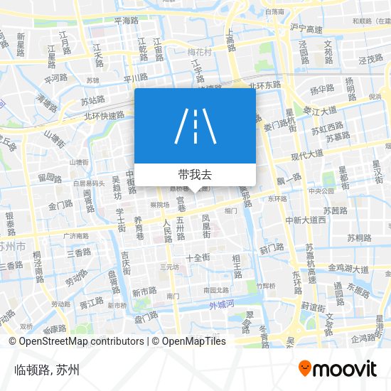 临顿路地图