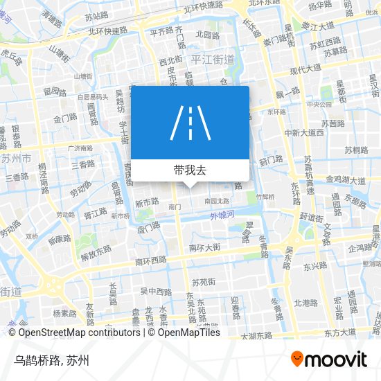 乌鹊桥路地图