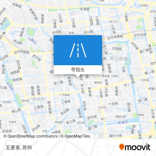 五爱巷地图