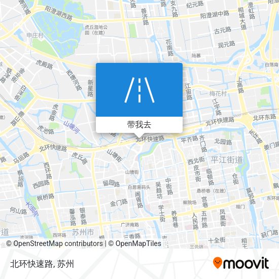 北环快速路地图
