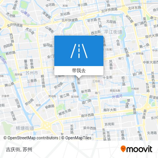 吉庆街地图